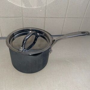 Technique Commercial Anodized Non-Stick 1.5 Qt Chef's‎ Saute Sauce Pan & Lid